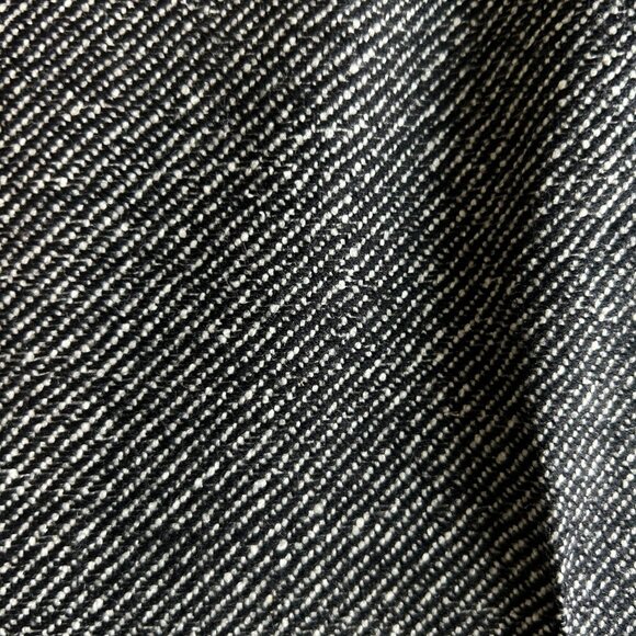 Akris Punto Marla Black Diagonal Tweed Wool Silk Pants Size 6 NWT - Picture 8 of 11